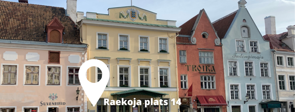 Tallinna Õpetajate Maja asukoht - Raekoja plats 14