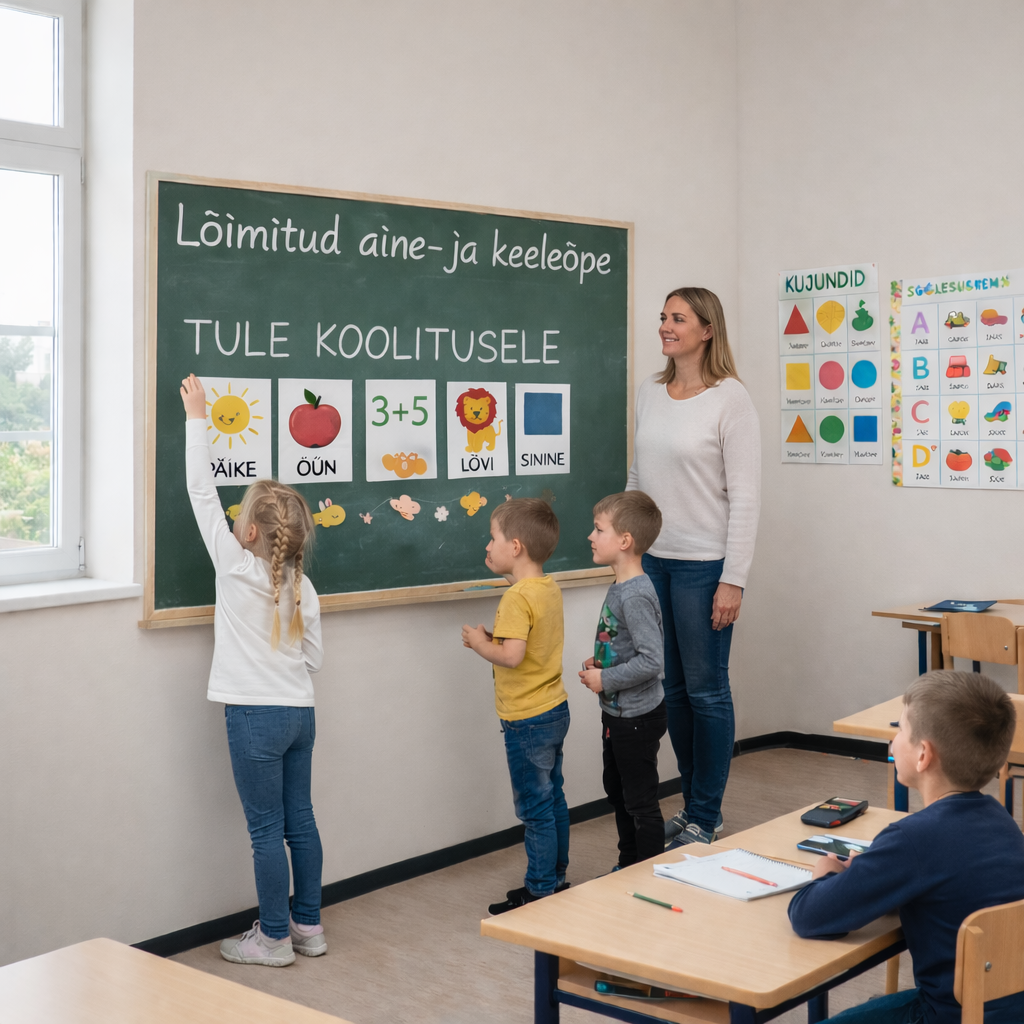 Lõimitud aine- ja keeleõpe üleminekukoolis: alused ja praktika 1. ja 2. kooliastmes